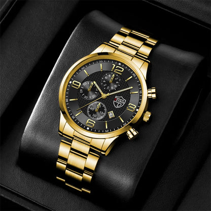 Mens Business Watch and Bracelet